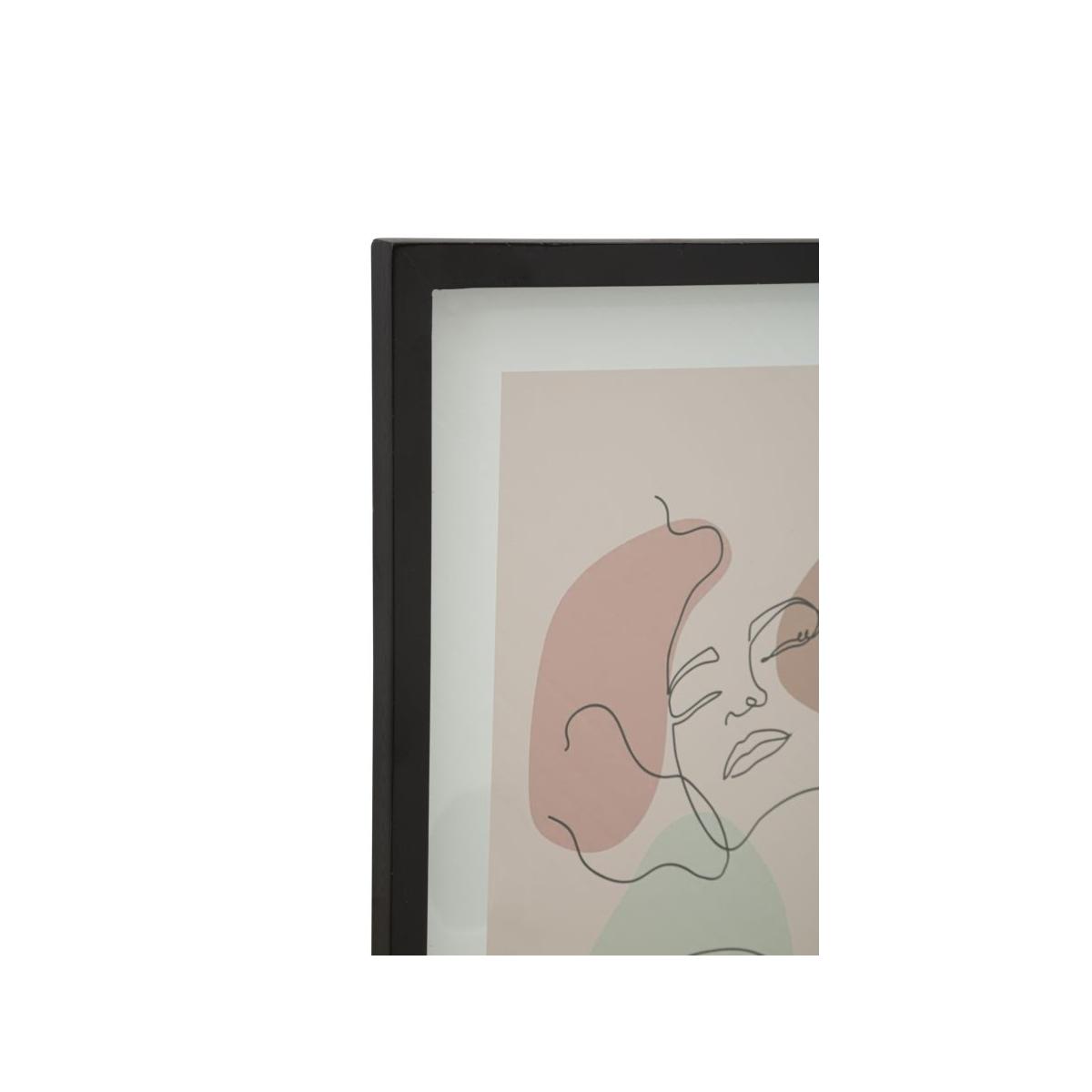 Quadro Stampa Con Cornice Face Mod.A cm.35x2x47