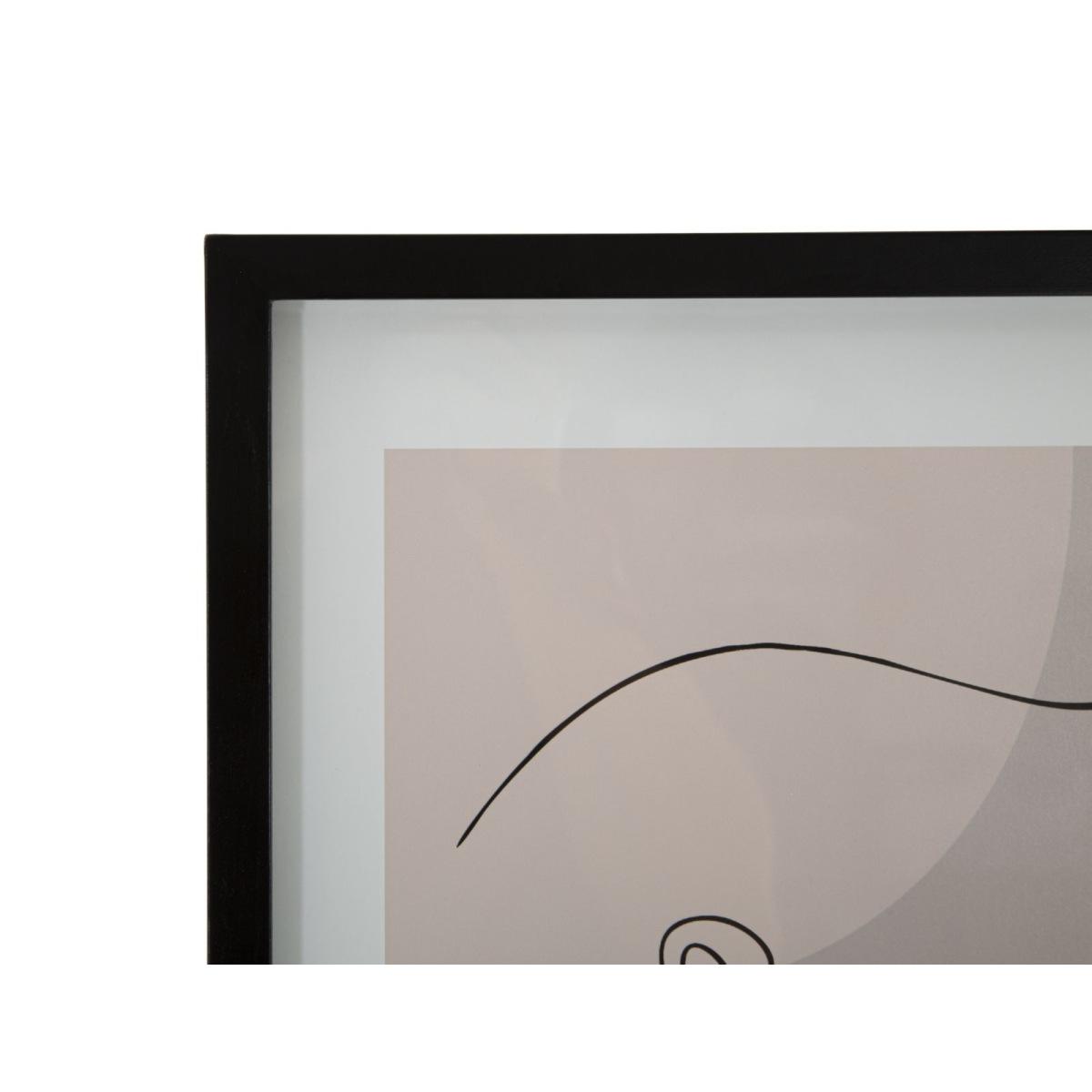 Quadro Stampa Con Cornice Face Mod.C cm.35x2x47