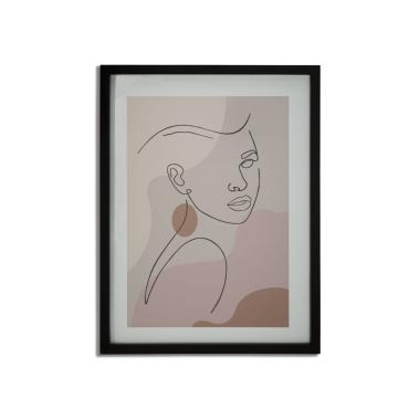 Quadro Stampa Con Cornice Face Mod.C cm.35x2x47