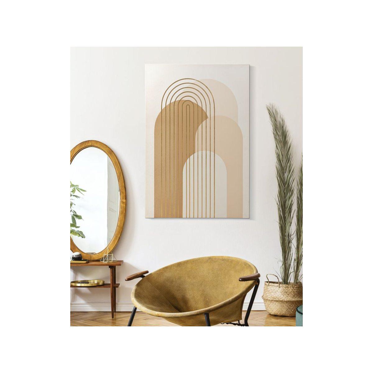 Quadro Stampa Dipinta Shine Mod.B cm.80x3x120
