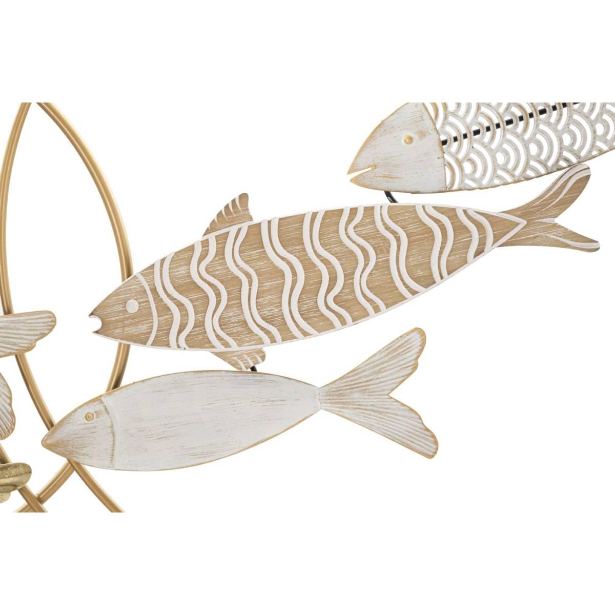 Quadro Pannello In Ferro Fishy Move cm.142,9x5x61,6