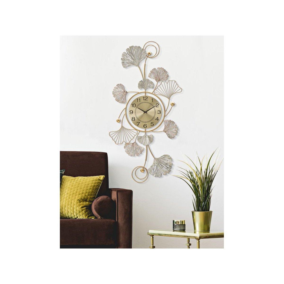 Quadro pannello in ferro leavy orologio 52,5 x 3,5 x 102 cm