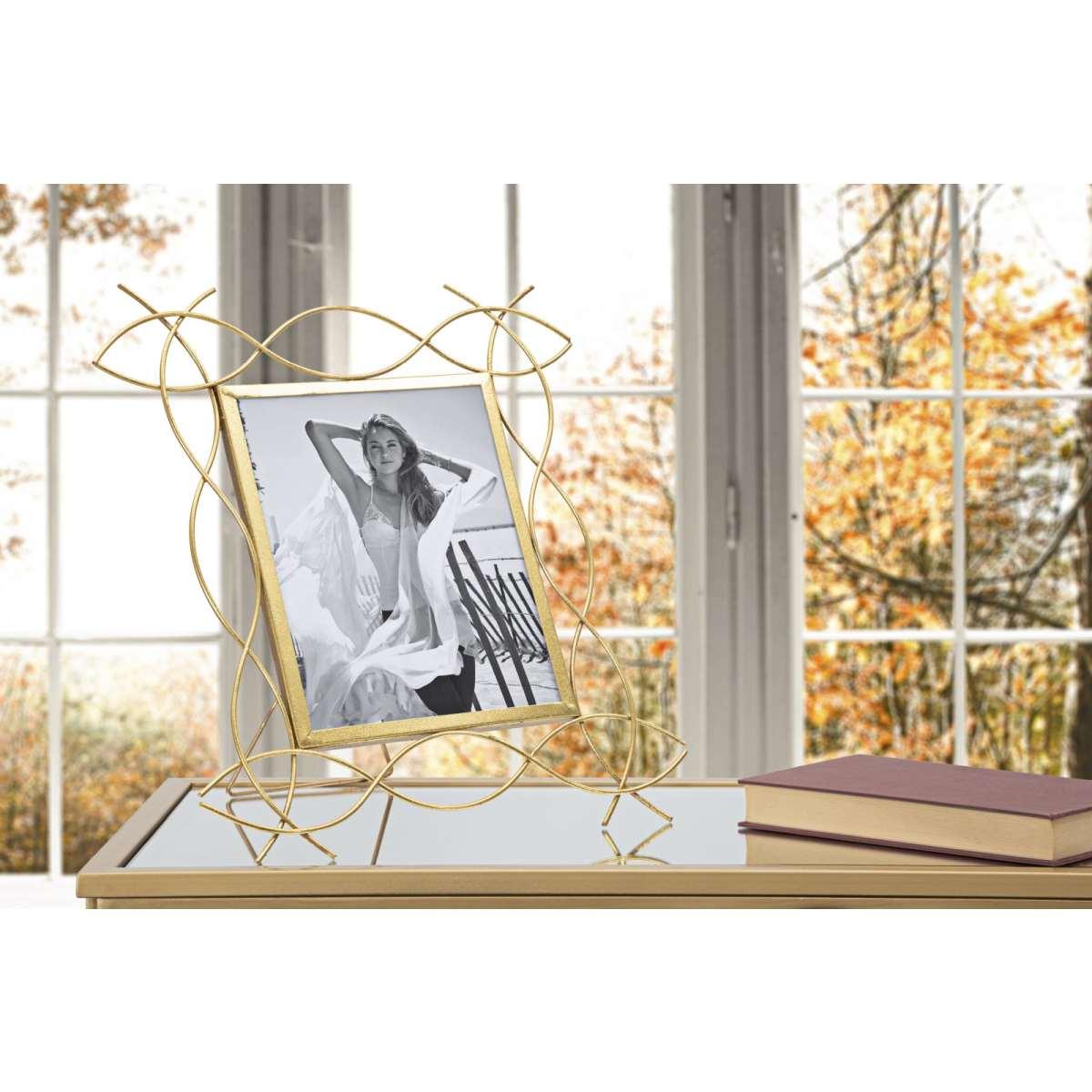 Cornice Iron Glam x cm.35,5x15x37 Misura Interna 20x25
