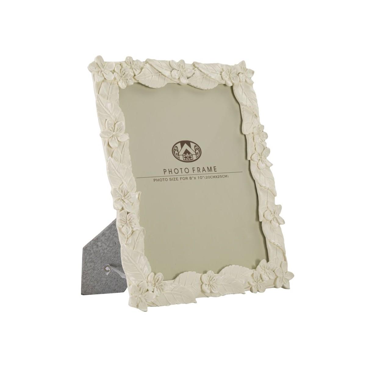 Cornice Leaf Cream cm.26x2x30,7 Misura Interna cm.20x25
