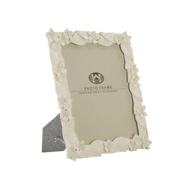 Cornice Leaf Cream cm.26x2x30,7 Misura Interna cm.20x25