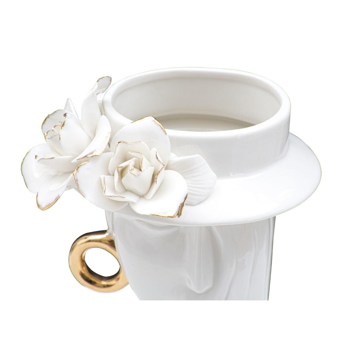 Vaso Woman Elegant Porcellana cm.15x13,3x23,5