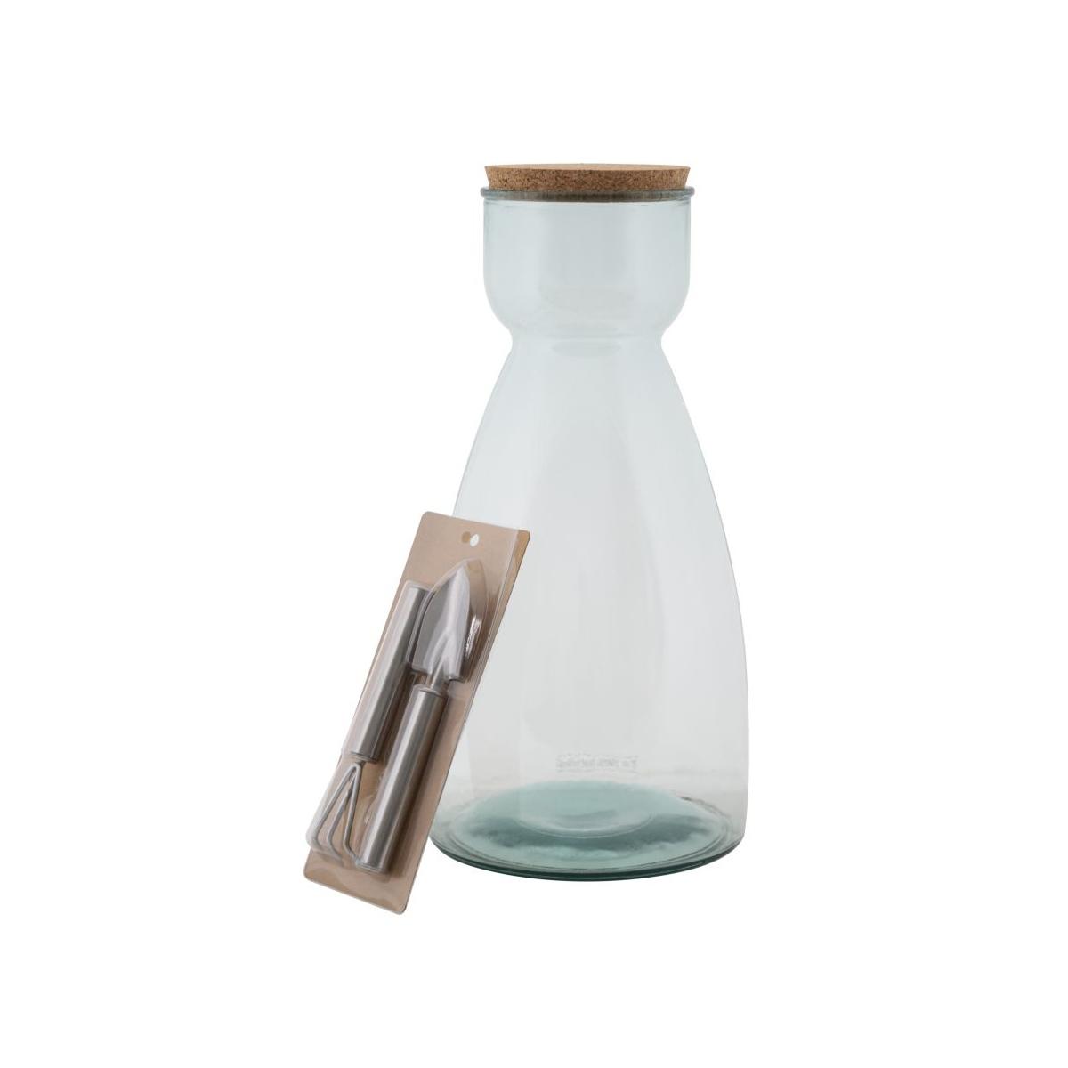 Vaso Garden Vetro Riciclato cm. Ø21,5x43,5 Made In Spain