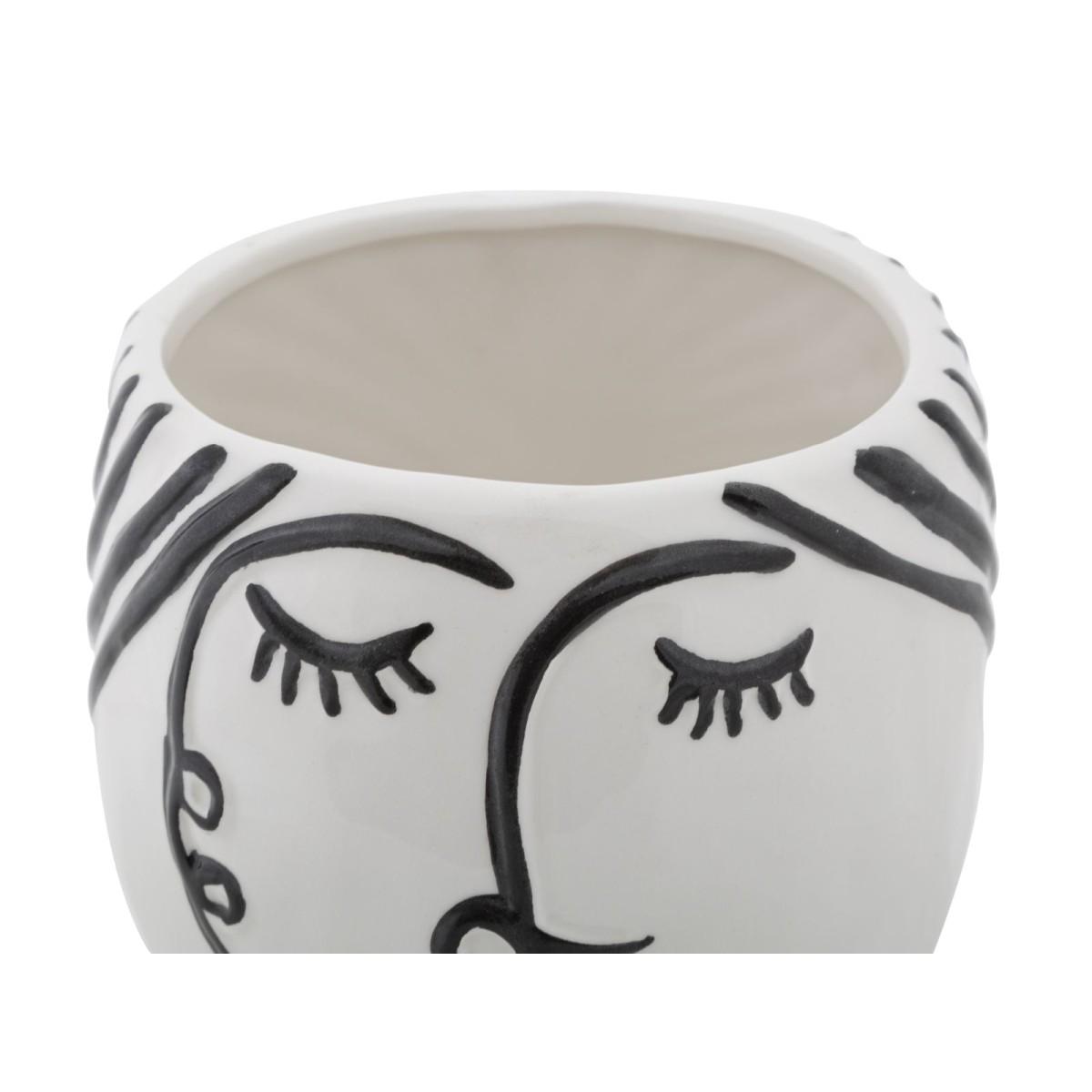 Vaso Pot Face cm.Ø14x18,2