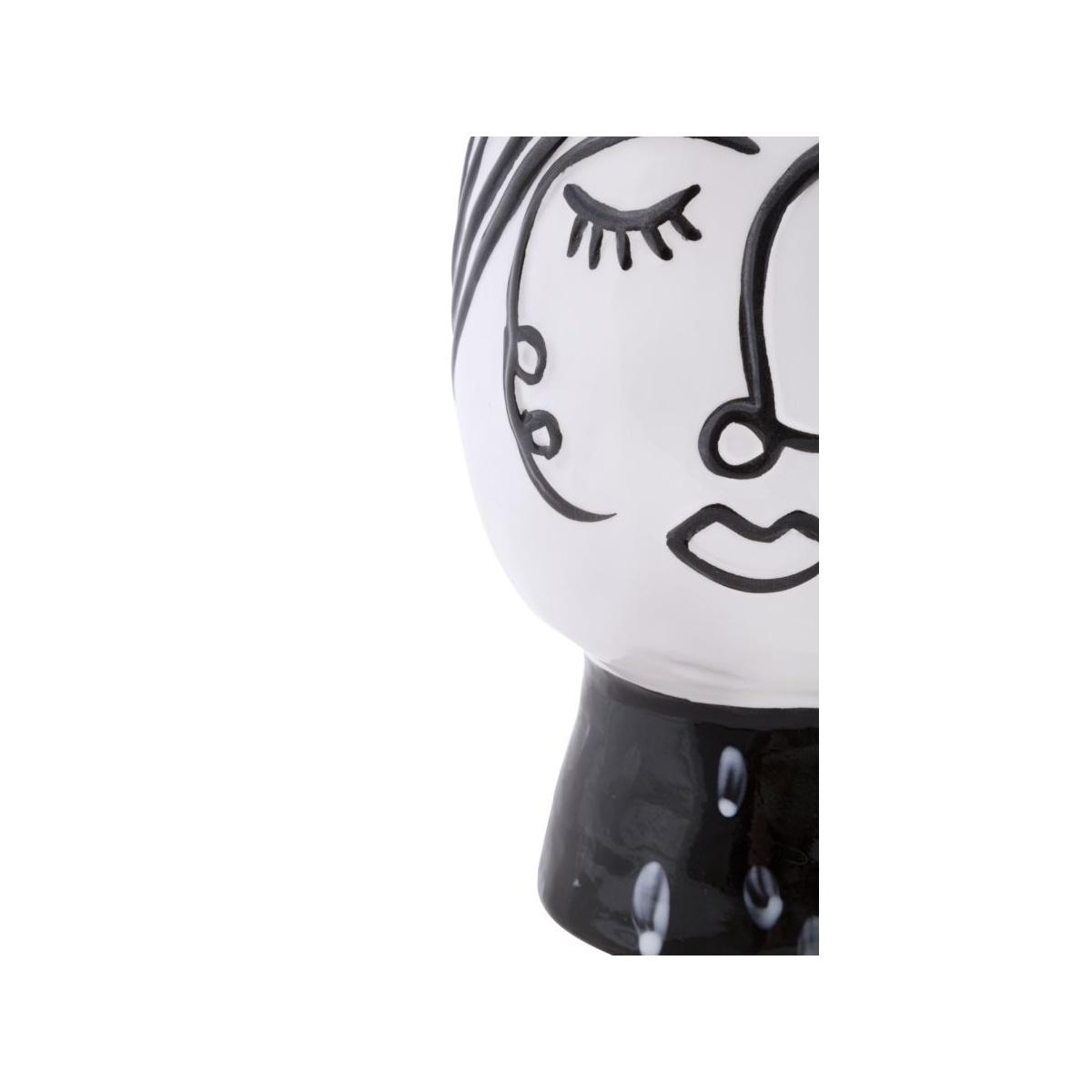 Vaso Pot Face cm.Ø14x18,2