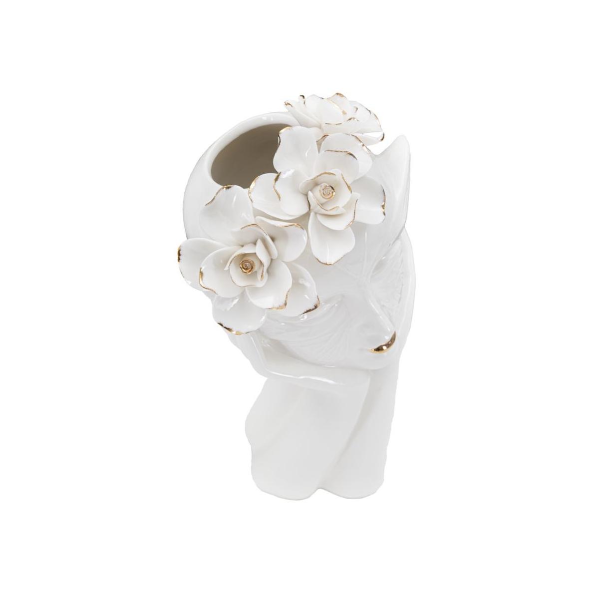 Vaso Woman Mask cm.16,5x14x27,3