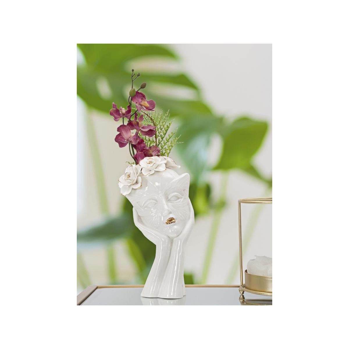 Vaso Woman Mask cm.16,5x14x27,3