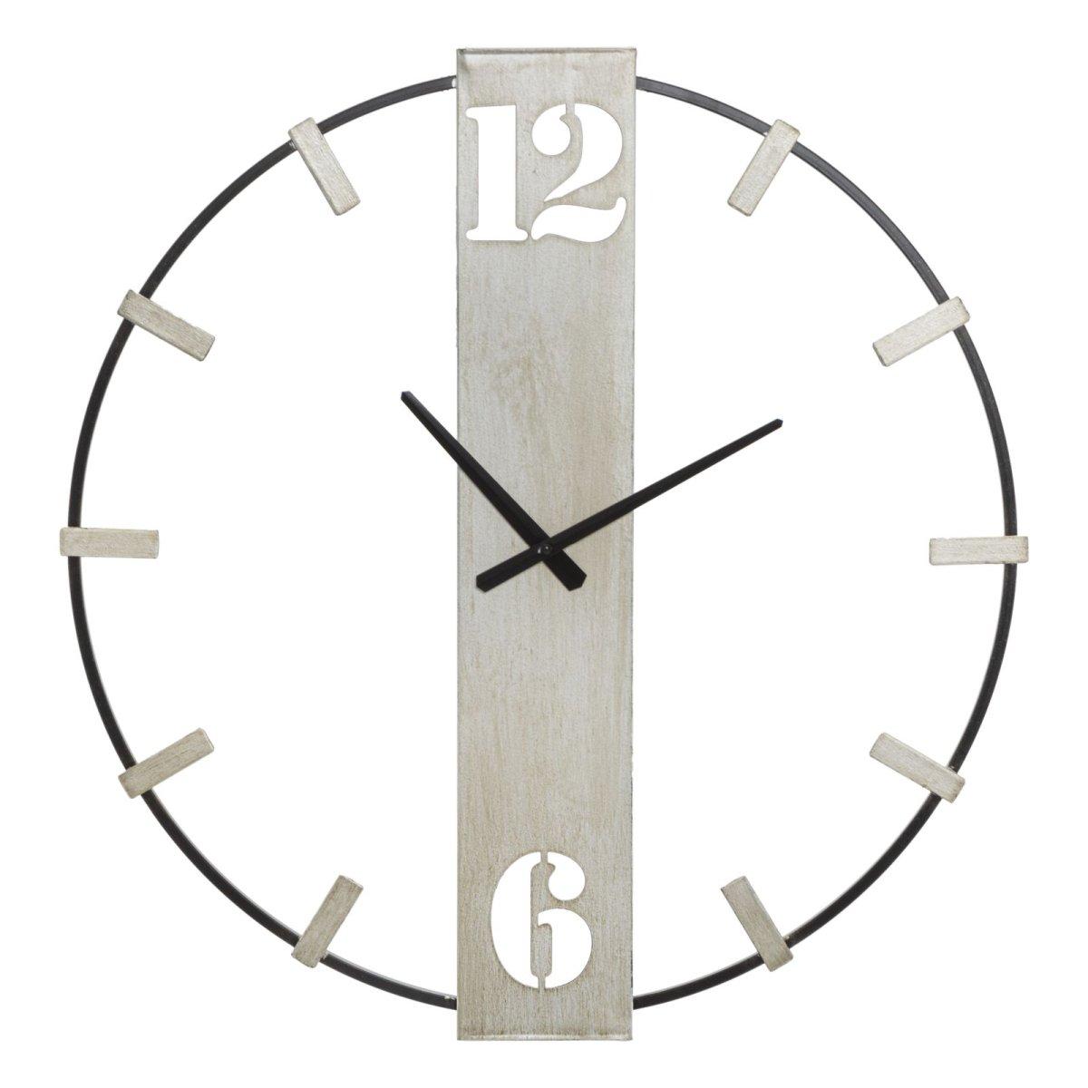 Orologio muro silvery 61 x 4,5 x 63 cm