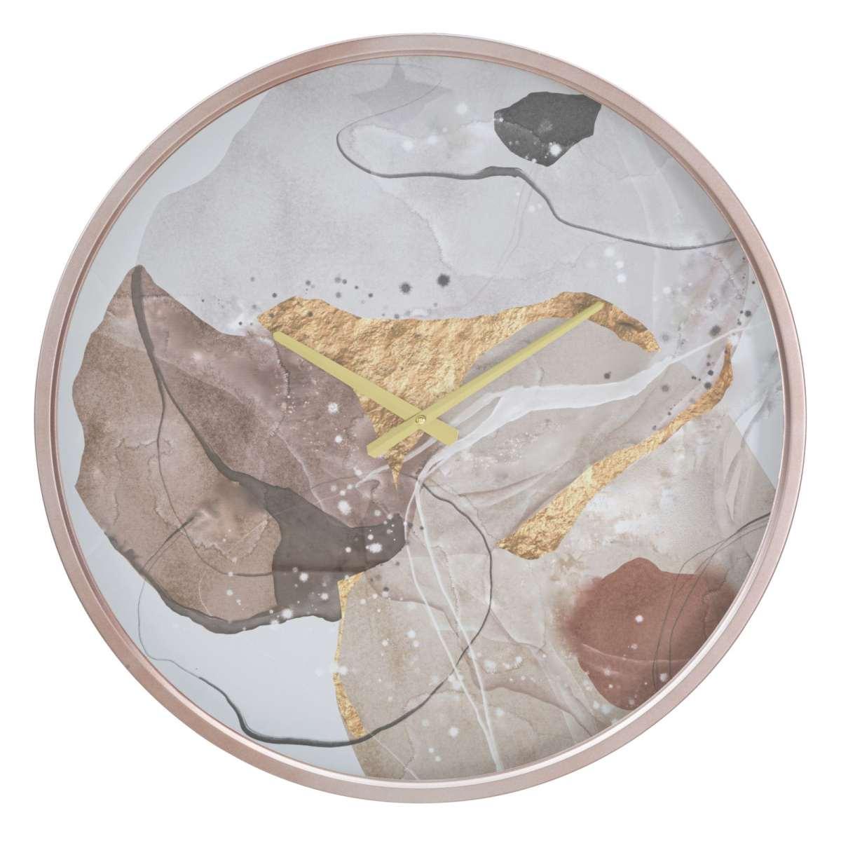 Orologio Muro Art Pink cm.Ø60x6