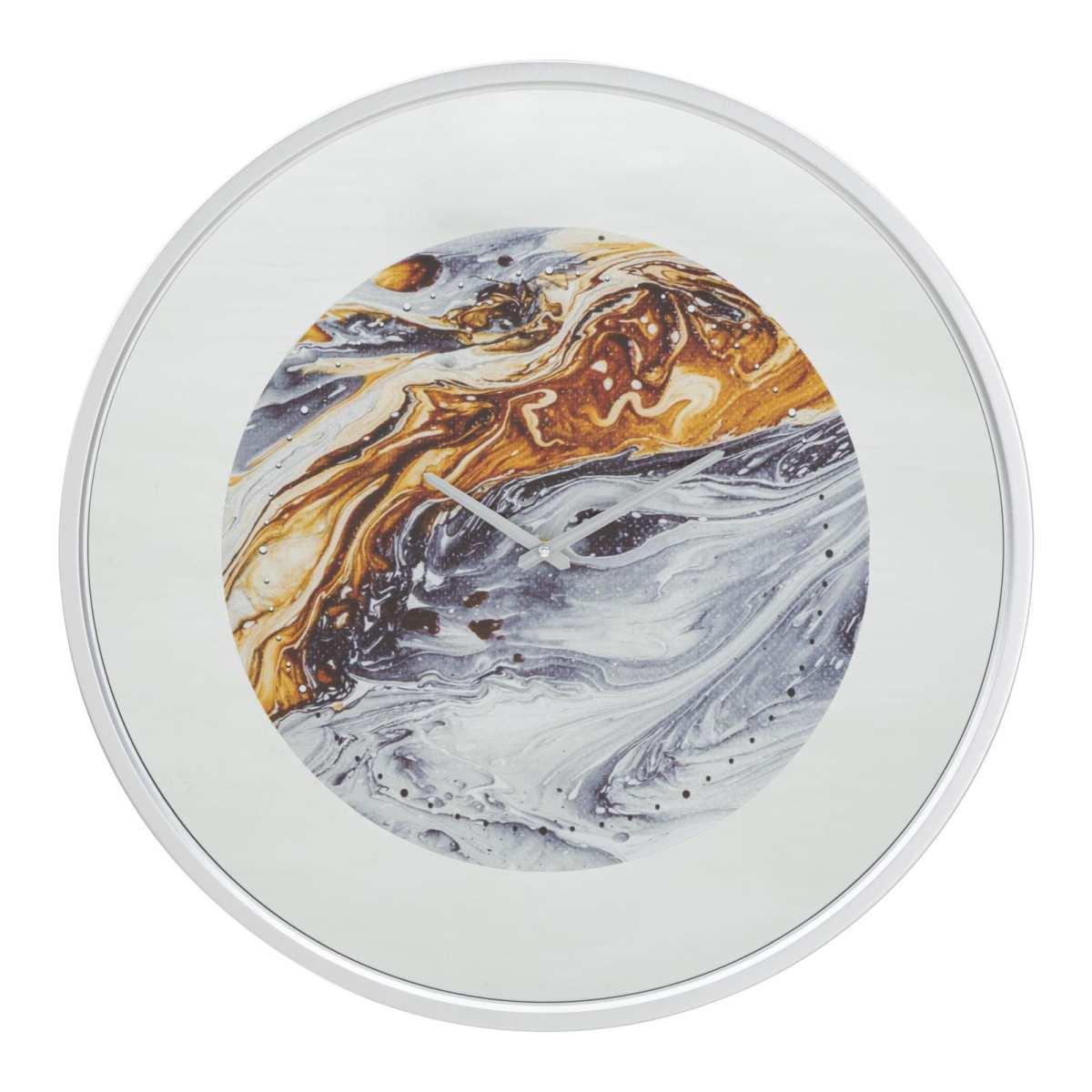 Orologio Muro Mirror Grey cm.Ø60x5