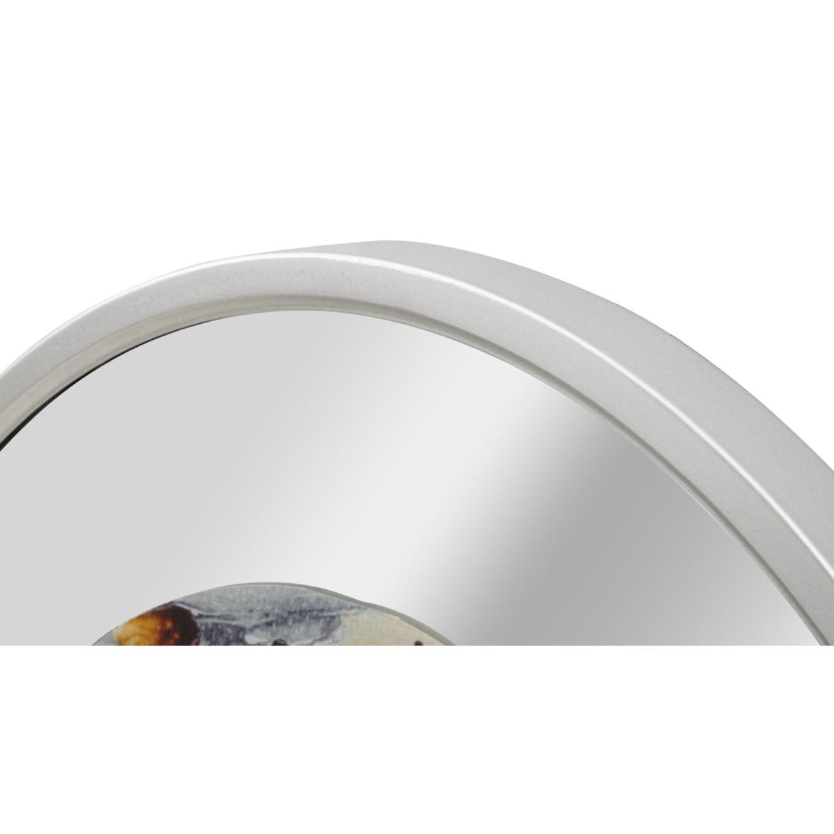 Orologio Muro Mirror Grey cm.Ø60x5