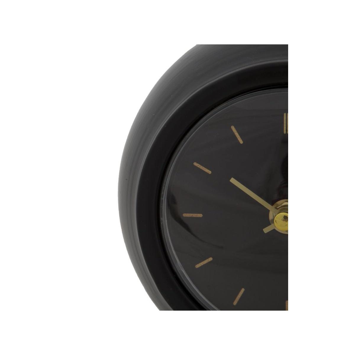 Orologio Tavolo Ball Nero cm.16x13x19