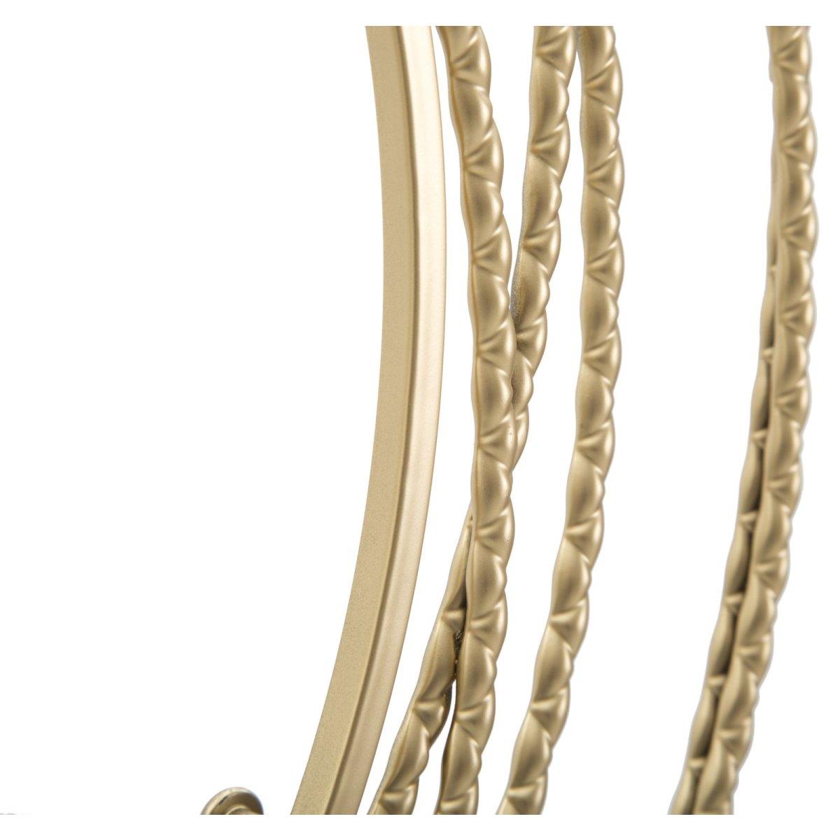 Orologio muro gold strips