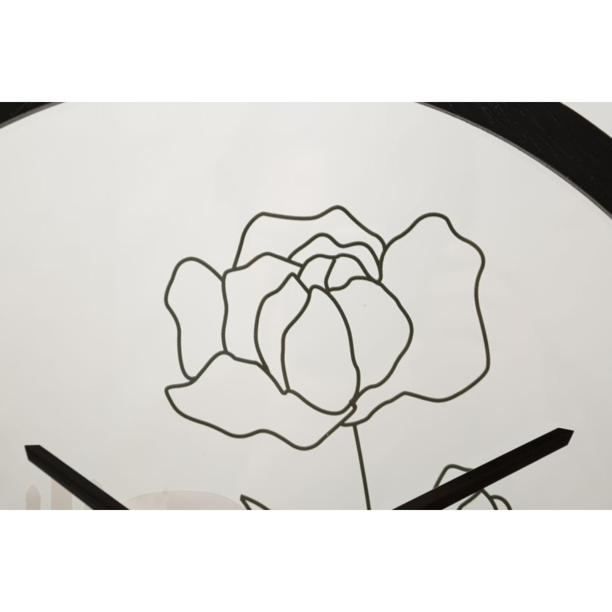 Orologio Muro Flower Mod.A cm.Ø40x3,5