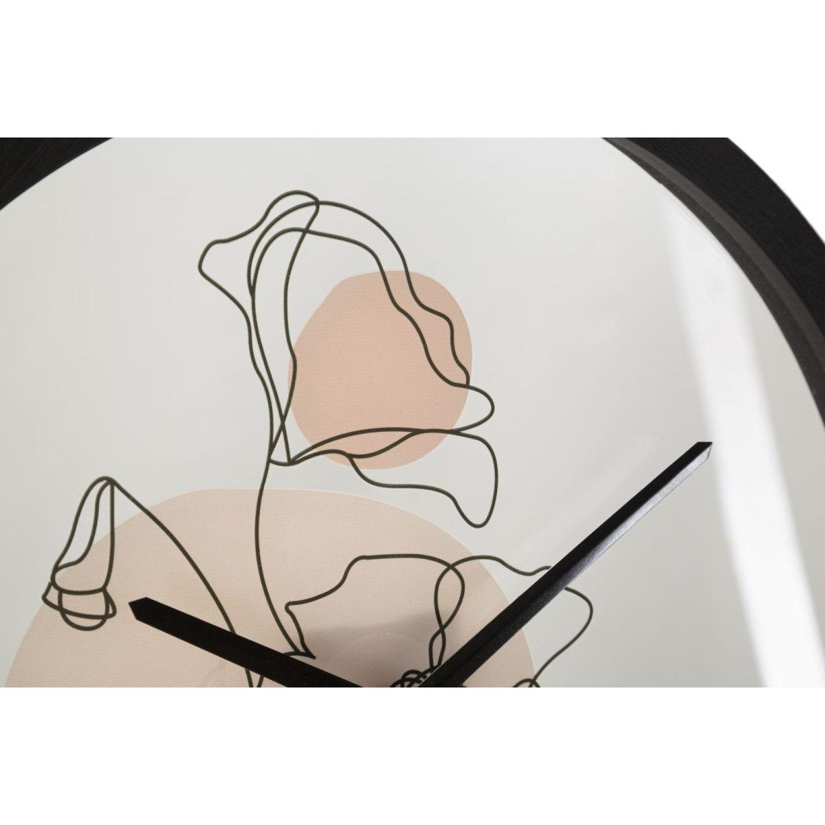 Orologio Muro Flower Mod.B cm.Ø40x3,5