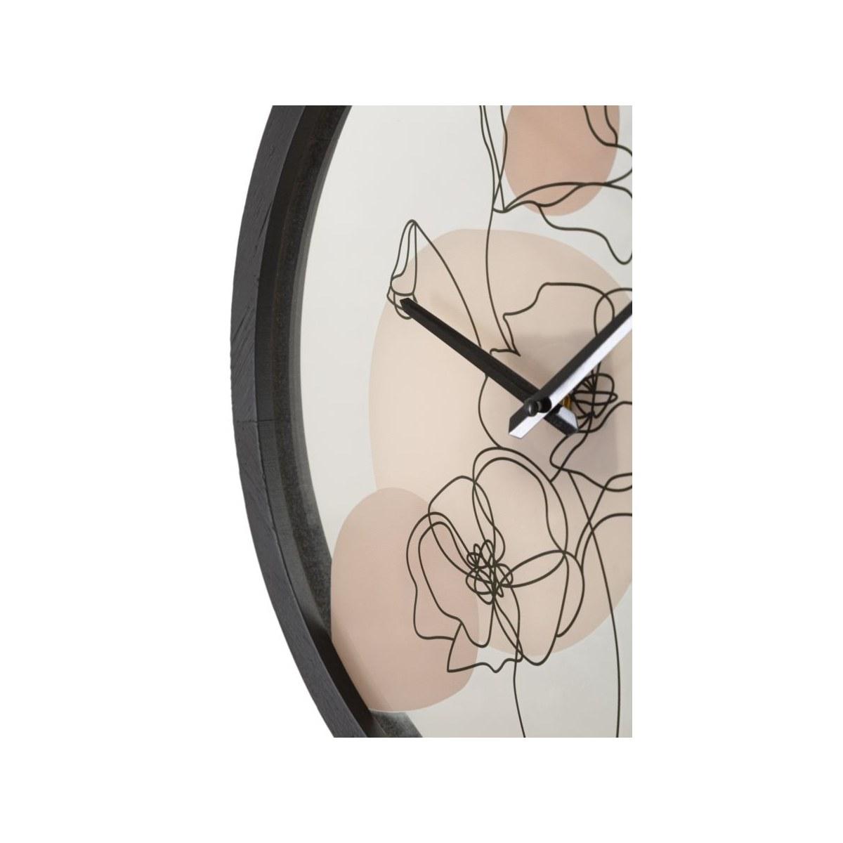 Orologio Muro Flower Mod.B cm.Ø40x3,5