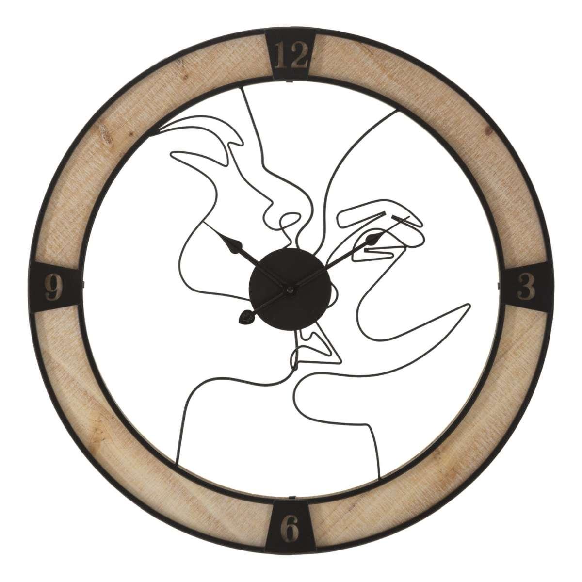 Orologio Muro Couple cm.Ø60x3