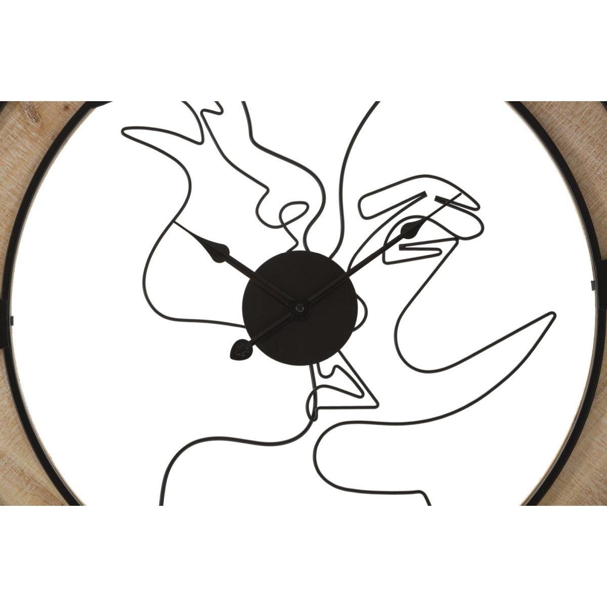 Orologio Muro Couple cm.Ø60x3