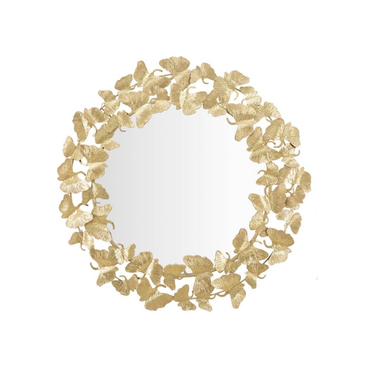 Specchio foglie round misura specchio