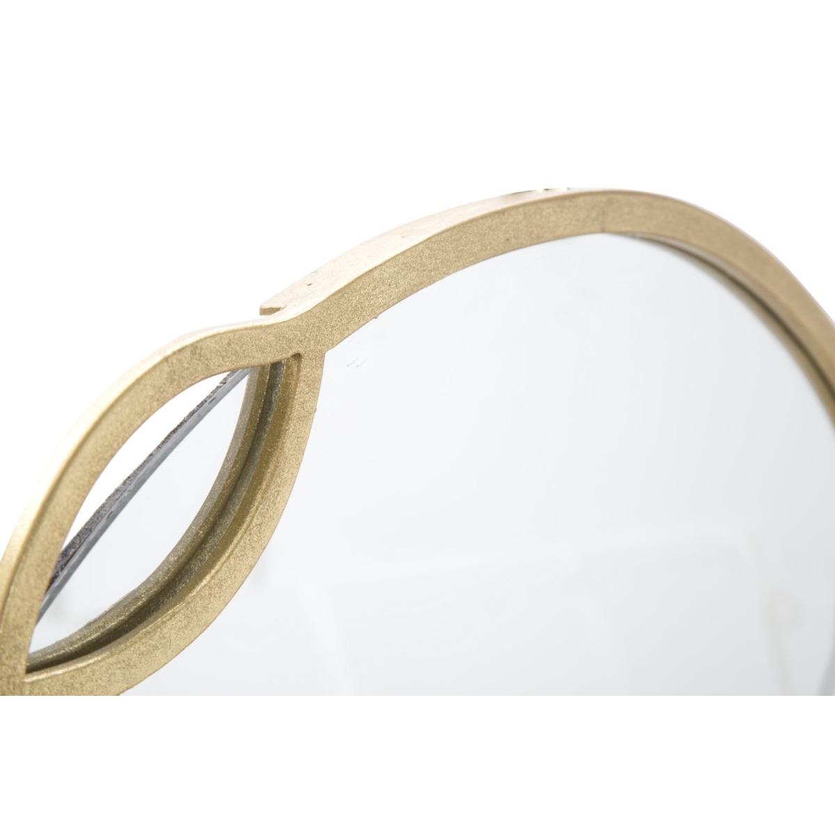 Specchio Eleonor cm.73,5x2x72 Misura Specchio cm.Ø66