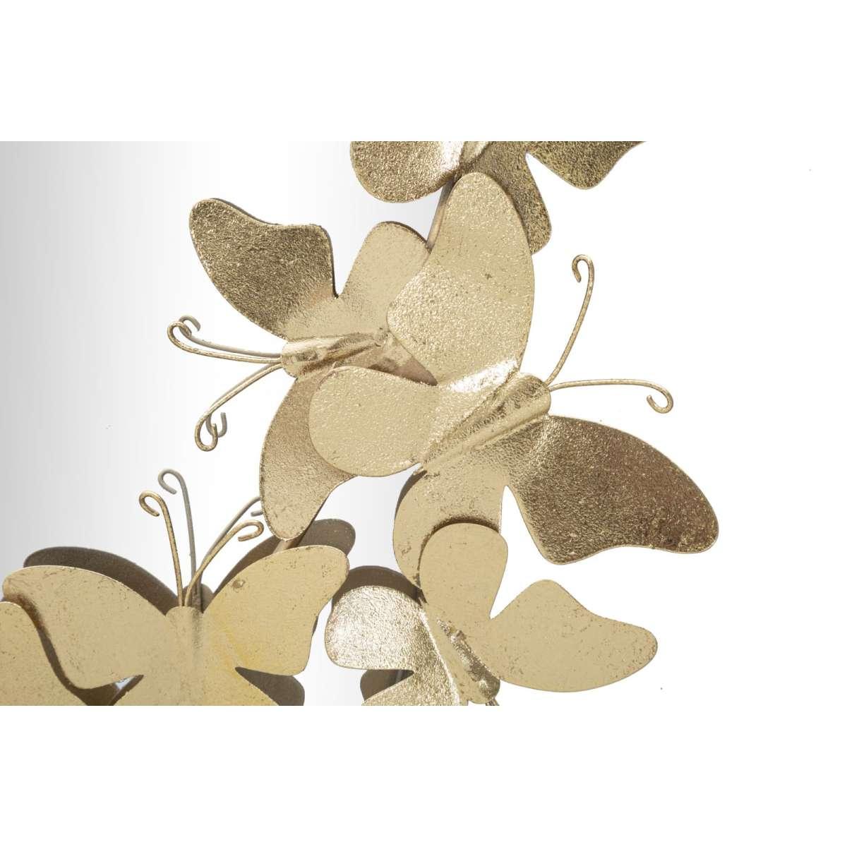 Specchio glam oval butterfly misura specchio 59 x 3 x 89,5 cm