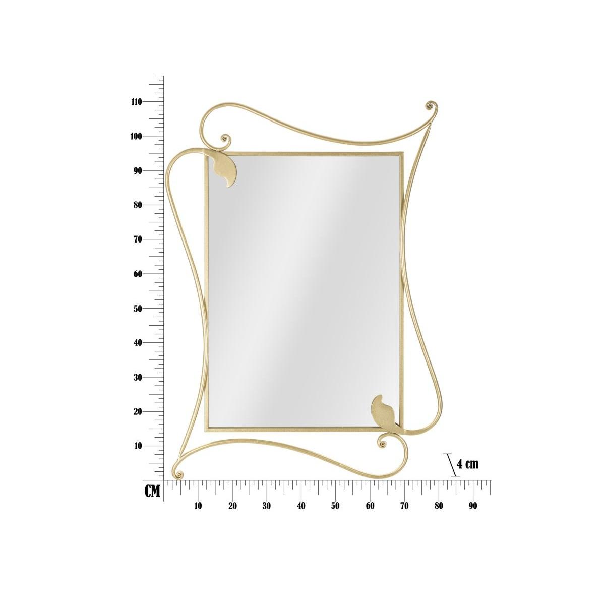 Specchio petal misura interna 80 x 4 x 110 cm