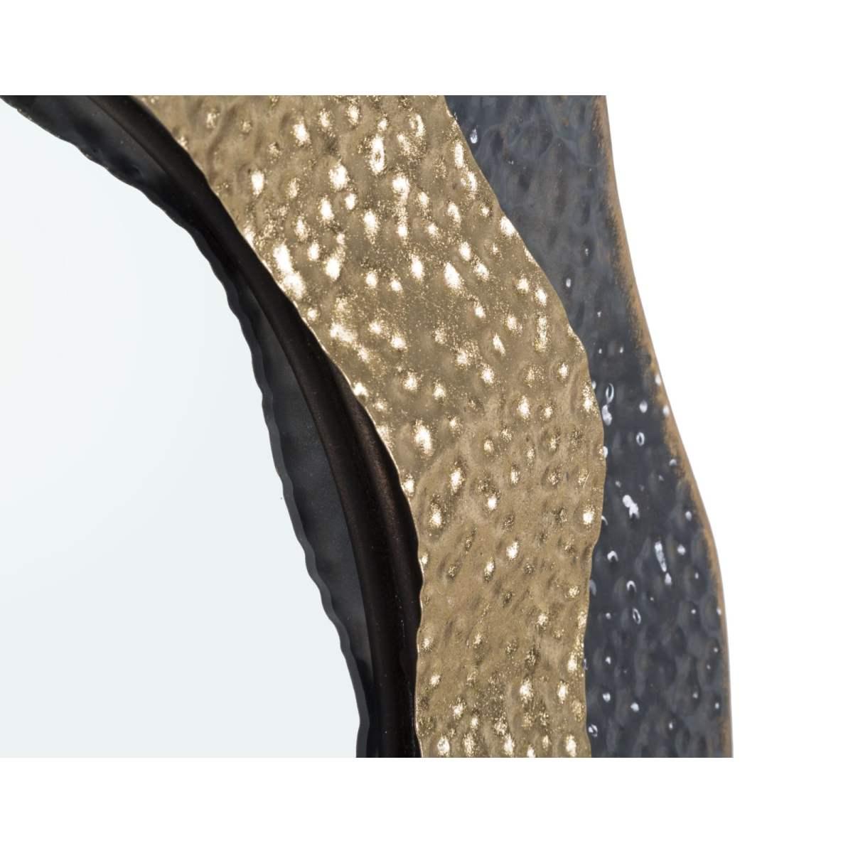 Specchio Da Muro Shai Dark cm.Ø65,5x5