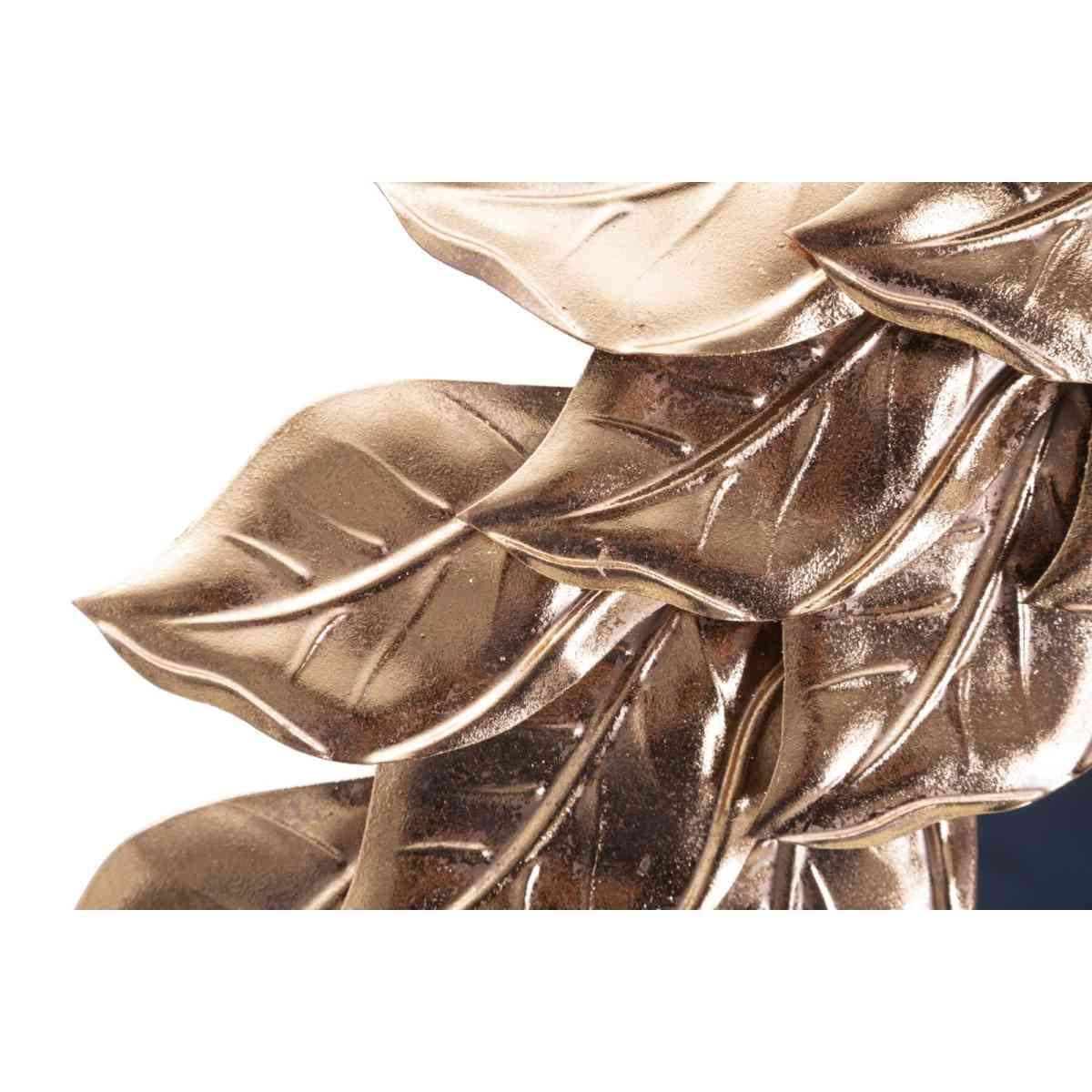 Specchio Da Muro Glam Petal Rame cm.Ø73x5