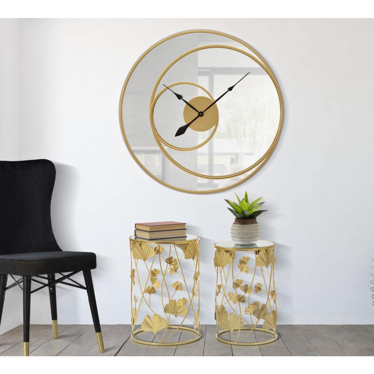 Orologio muro specchio