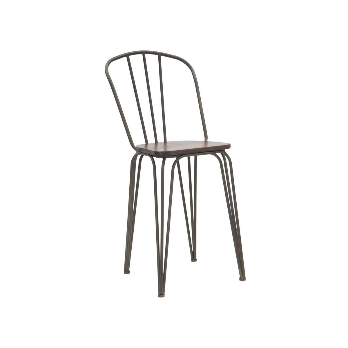 Sedia Bar Harlem 54x45x102 Set 2Pz Altezza Seduta cm.61