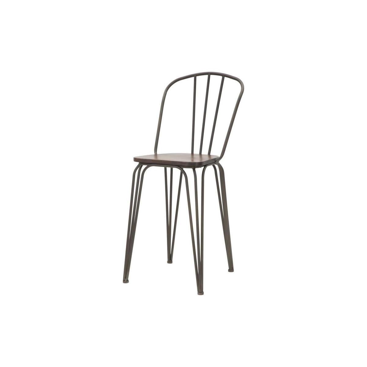 Sedia Bar Harlem 54x45x102 Set 2Pz Altezza Seduta cm.61