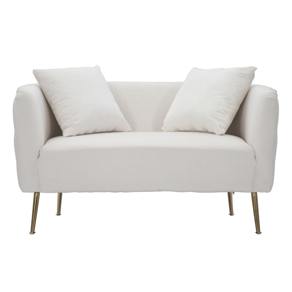 Divanetto bucarest crema 127 x 74 x 73 cm