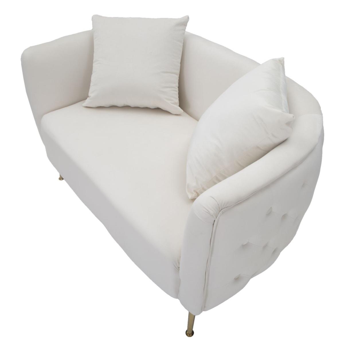 Divanetto bucarest crema 127 x 74 x 73 cm