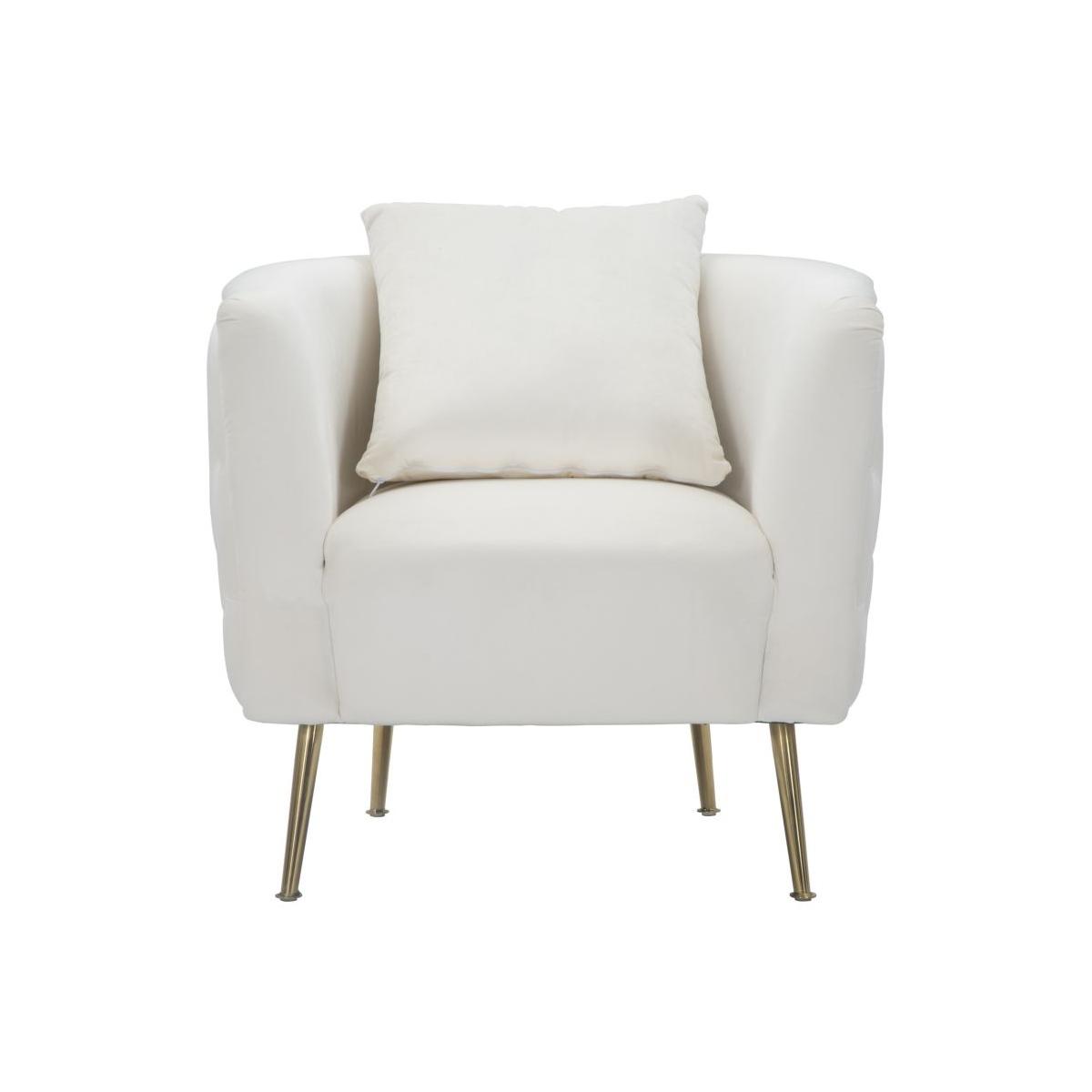Poltrona bucarest crema 76 x 74 x 73 cm