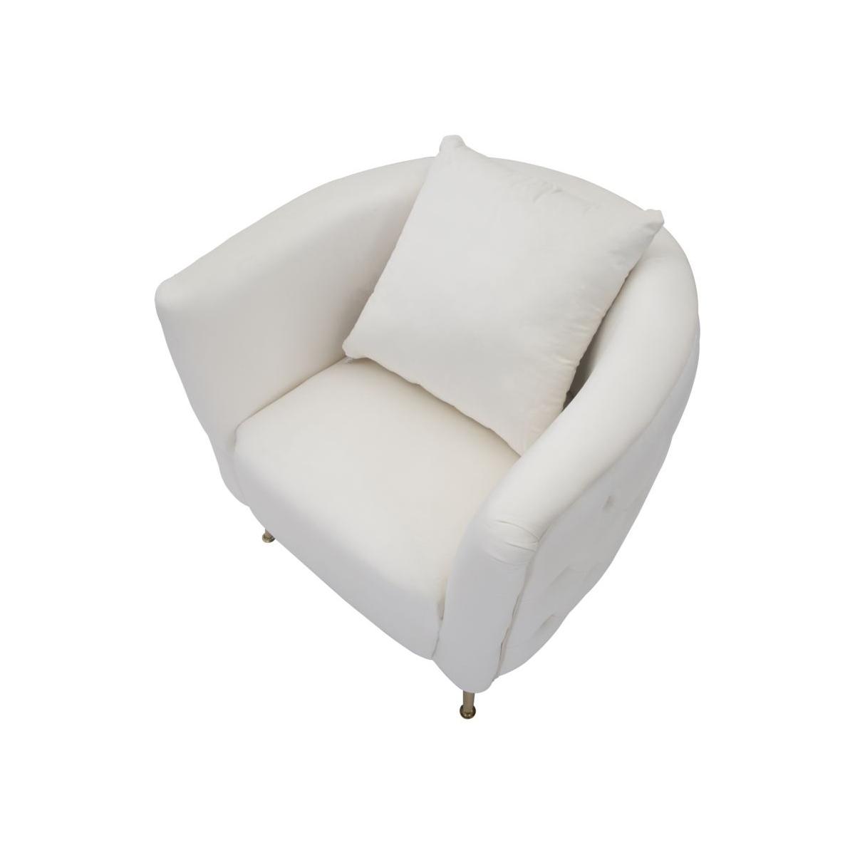 Poltrona bucarest crema 76 x 74 x 73 cm