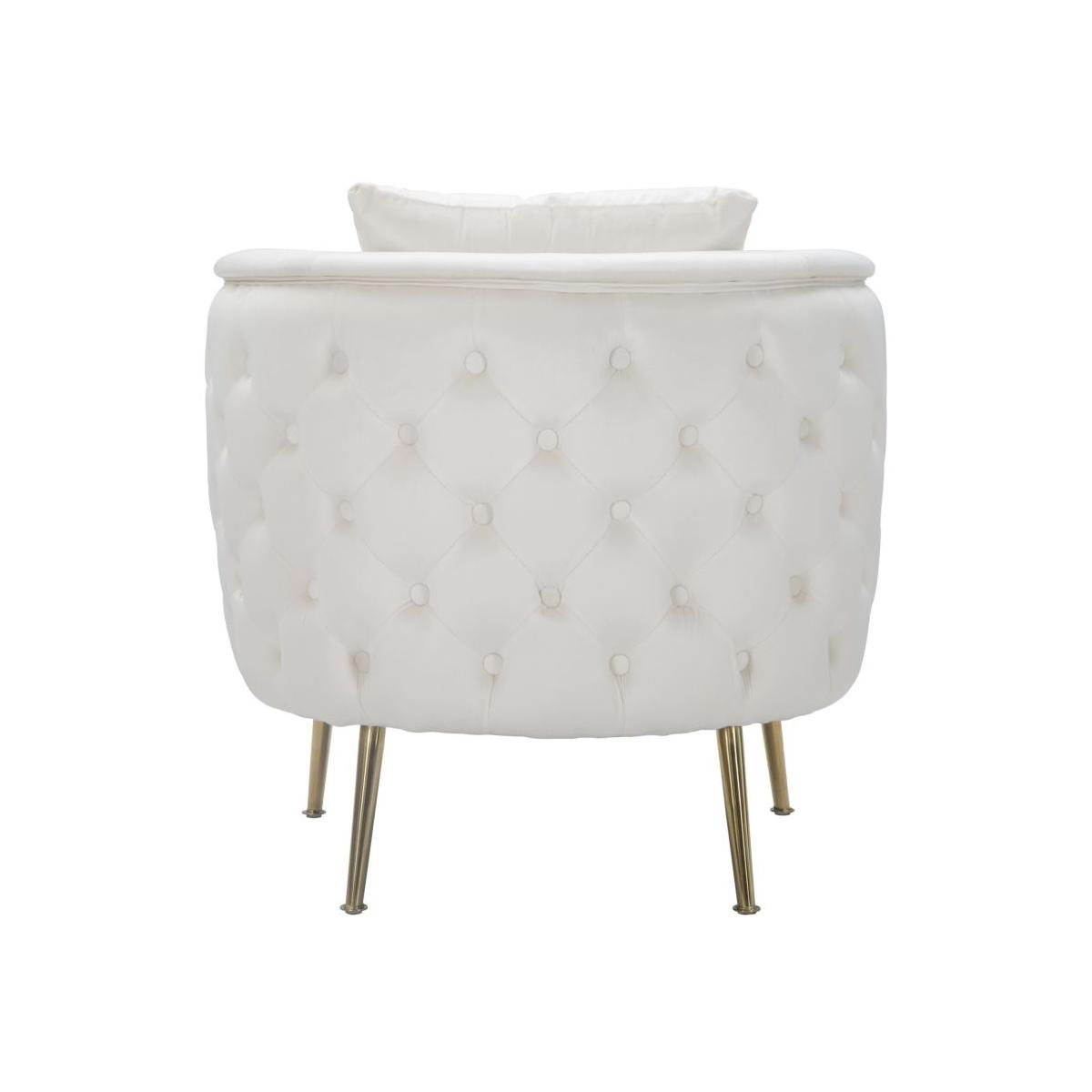 Poltrona bucarest crema 76 x 74 x 73 cm