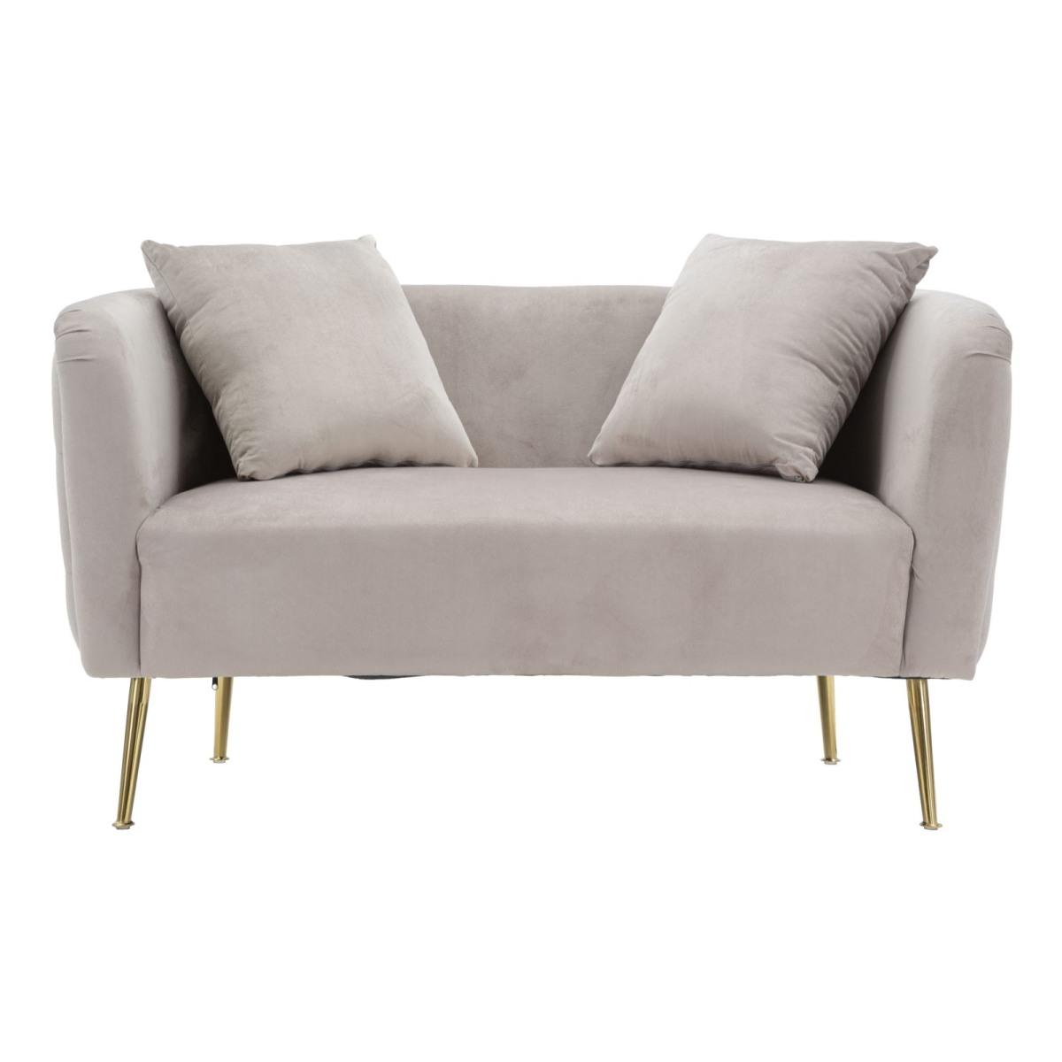Divanetto Bucarest Grigio cm.127x74x73