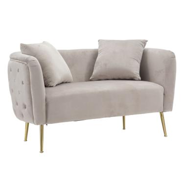 Divanetto Bucarest Grigio cm.127x74x73