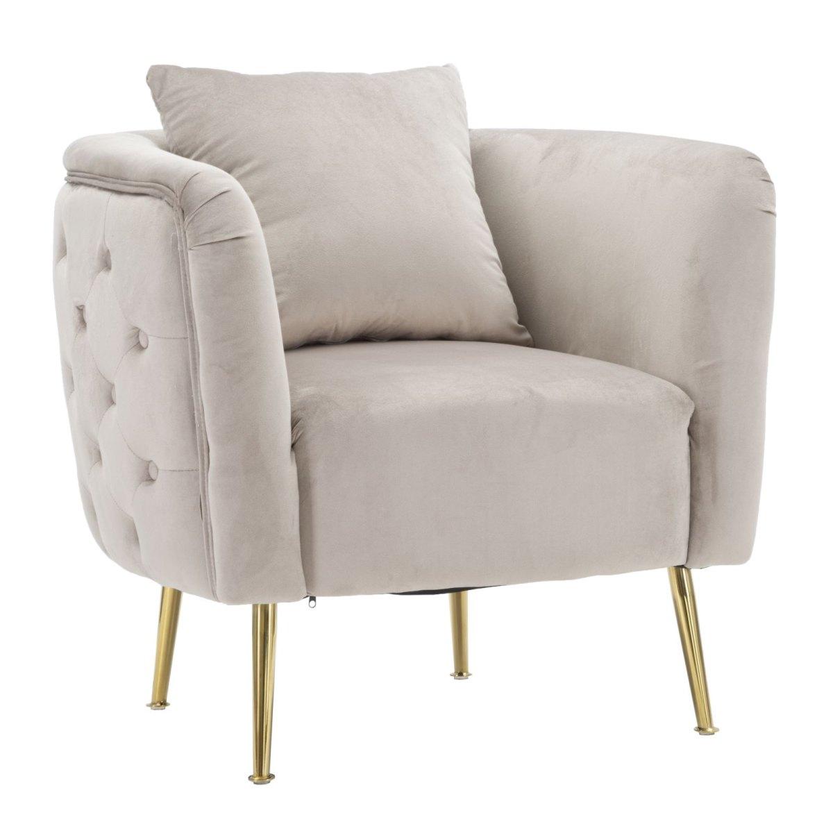 Poltrona Bucarest Grigia cm.76x74x73