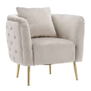 Poltrona Bucarest Grigia cm.76x74x73