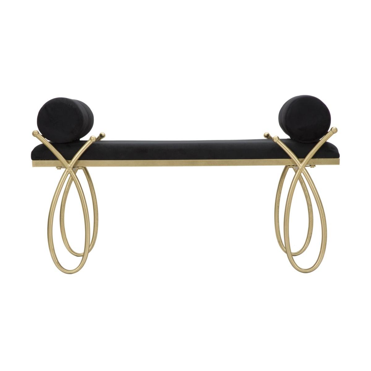 Panca ribbon nera 112,5 x 49 x 53 cm