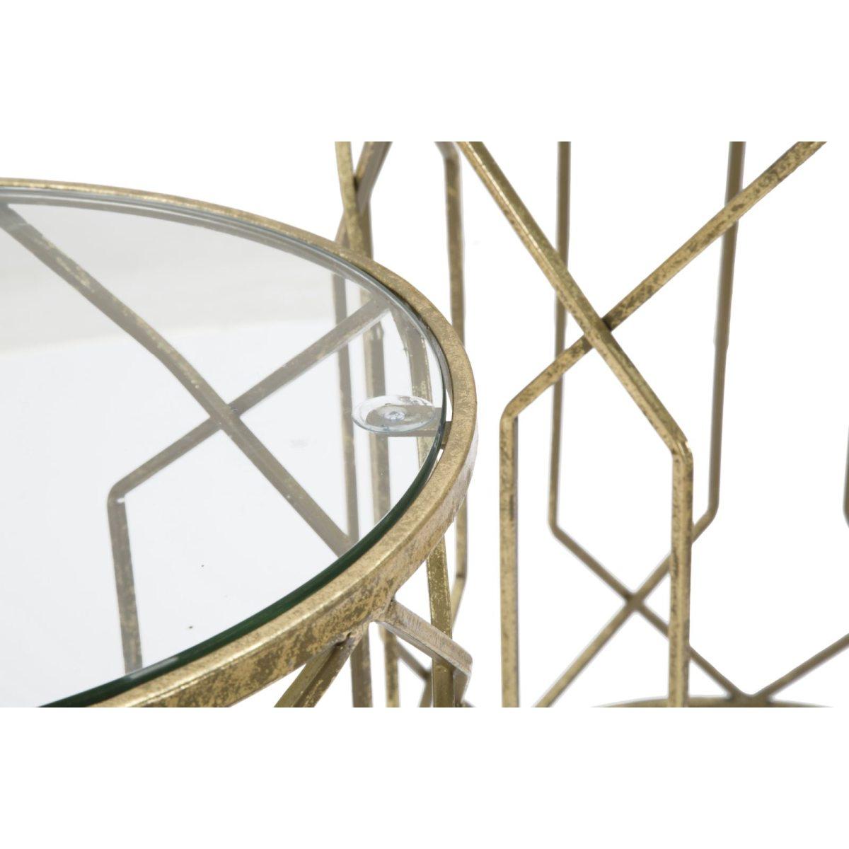 Tavolinetti Tunisi Coppia cm.Ø42x53-38x47