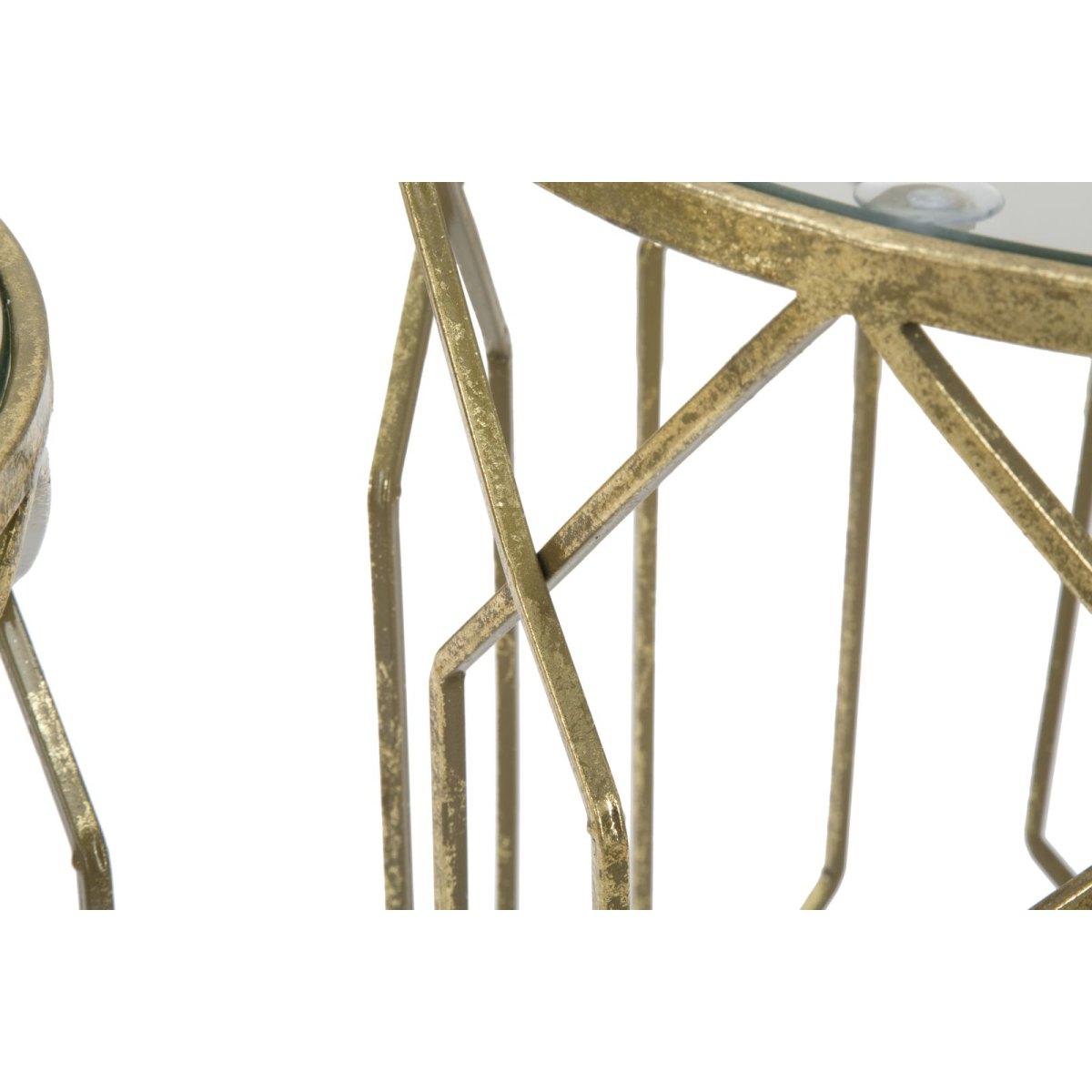 Tavolinetti Tunisi Coppia cm.Ø42x53-38x47
