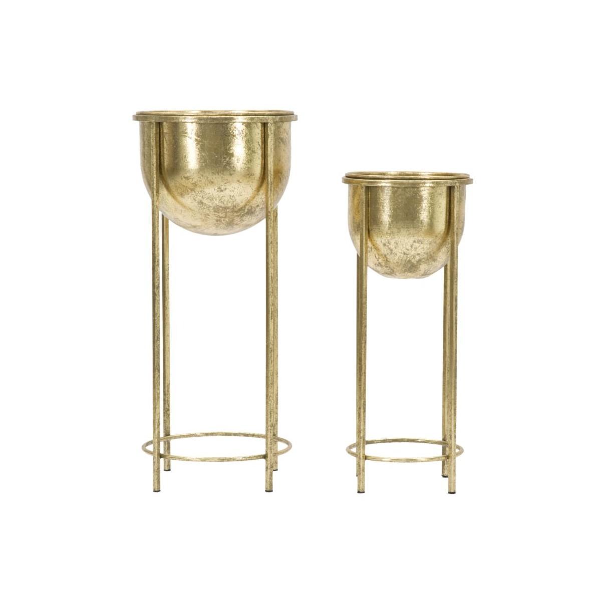 Porta Vasi Glam Coppia cm.Ø27x62-21,5x52
