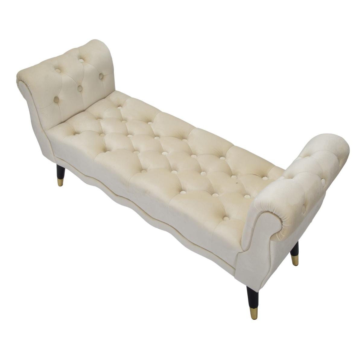 Panchetta Paris Crema/Gold cm.120x40x60