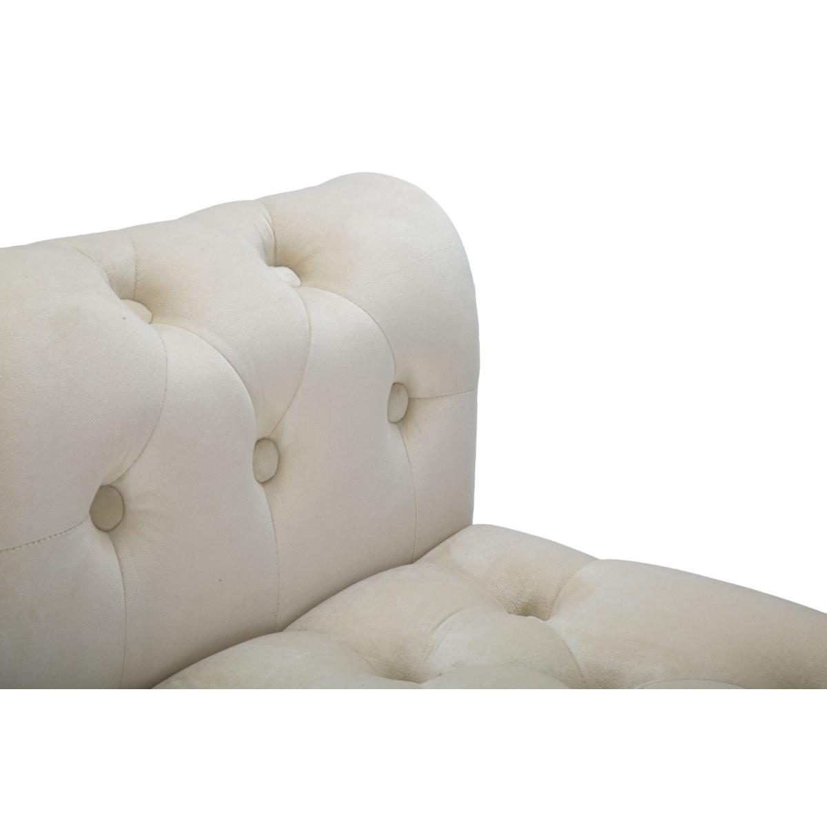 Panchetta Paris Crema/Gold cm.120x40x60